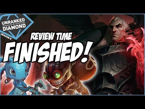 UNRANKED TO DIAMOND IS DONE! REVIEW TIME OF SEASON 8 | League of Legends