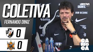 COLETIVA FERNANDO DINIZ | AO VIVO | Vasco x Nova Iguaçu - Carioca 2026