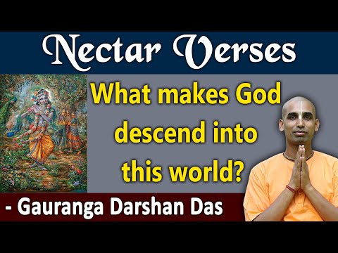 What makes God descend into this world | Nectar Verses (SB 3.28.29) | Gauranga Darshan Das