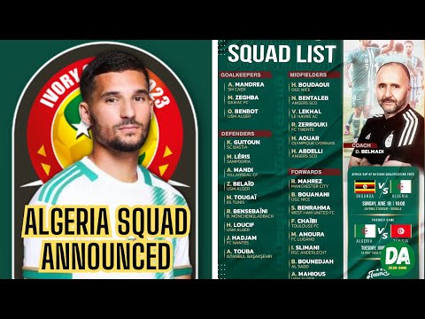 HOUSSEM AOUAR named in Algeria squad for Uganda and Tunisia!