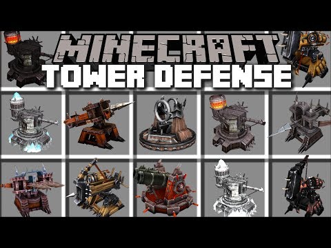 MC Naveed - Minecraft - Minecraft TOWER DEFENSE MOD / FIGHT OFF HOARDS OF MOBS AND SURVIVE THE KINGDOM RUSH!! Minecraft
