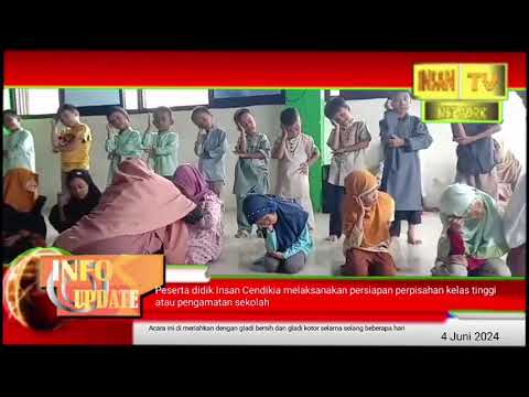 Para Peserta Didik Insan Cendikia Biringkanayya Makassar Melakukan Gladi Sebelum Acara Penamatan