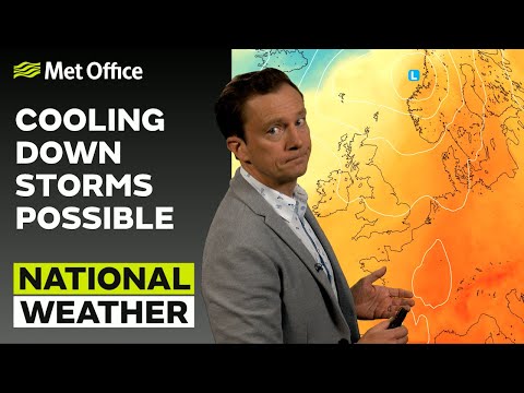 11/09/23 – Less hot, rain for some – Afternoon Weather Forecast UK – Met Office Weather