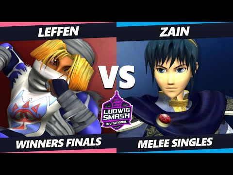 Ludwig Invitational Winners Finals - Leffen (Sheik) Vs. Zain (Marth) SSBM Melee Tournament