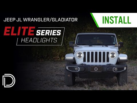How to Install: Elite Series JL Wrangler & Gladiator Headlights | Diode Dynamics