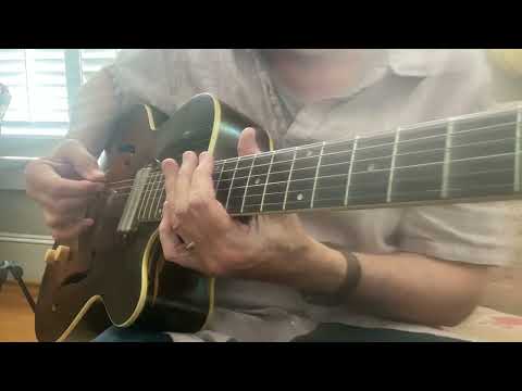 VIDEO! Silvertone H61 1950’s Hollowbody w Gibson P-13 Pickup, HSC image 13
