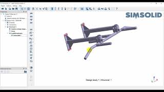 SimSolid - Bài 6 - Phân tích độ bền tĩnh của kết cấu