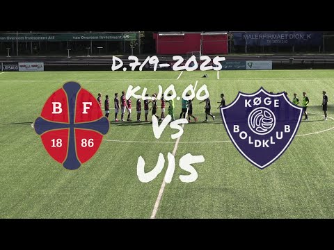 Bk Frem U15 - Køge Bk U15, 2(D.7/9-2025)