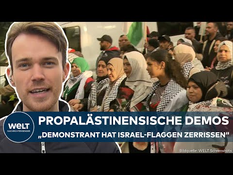 HAMAS-MASSAKER: Propalästinensische Proteste – Mehrere Demonstrationen in Berlin zum Gaza-Krieg