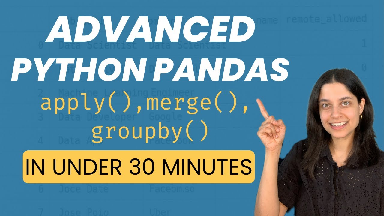 Master Python Pandas: Apply, Merge, and GroupBy (step-by-step) | Python Pandas Tutorial