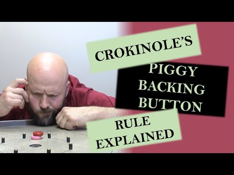 Crokinole's Piggy Backing Button Rule Explained