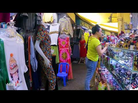 Cambodia Market Tour! Walking tour at Central Market in Phnom Penh City