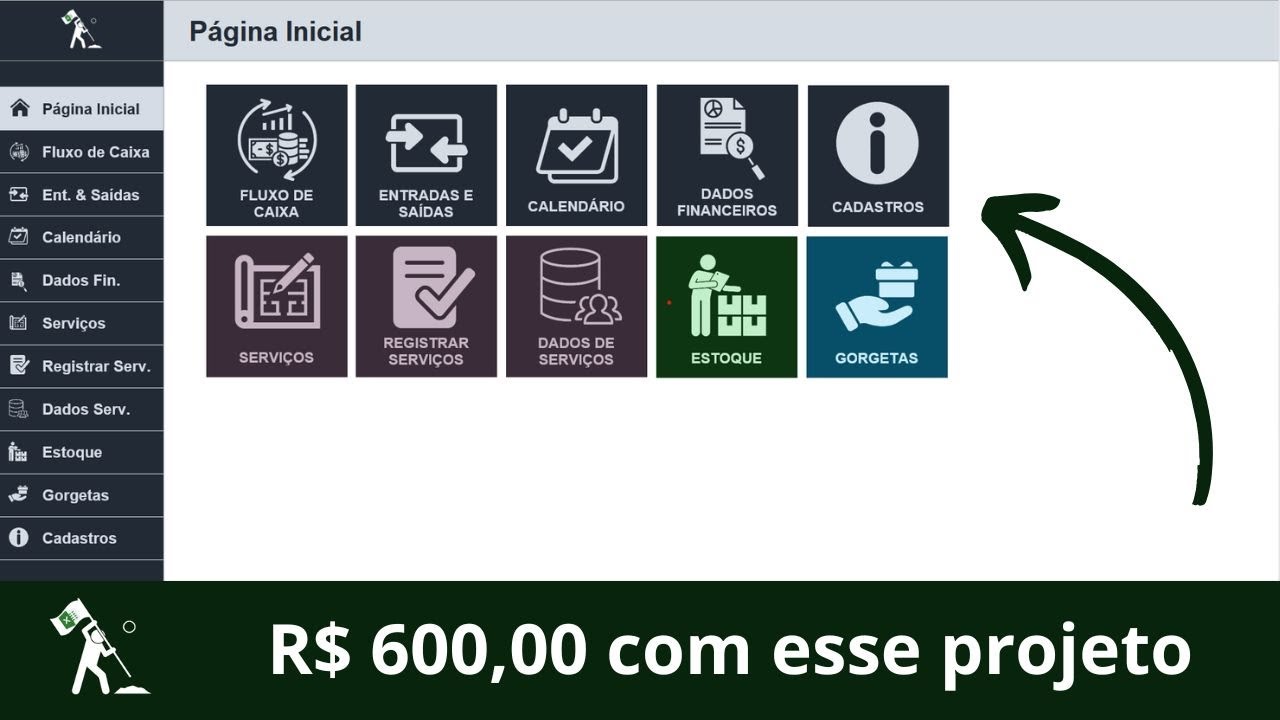 Como ganhei 600 reais com esse projeto em Excel