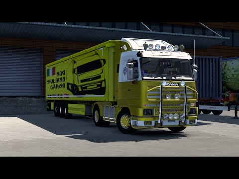 ETS2 Scania 143M 420 1990 Trip to Rotterdam 🇳🇱 PT1