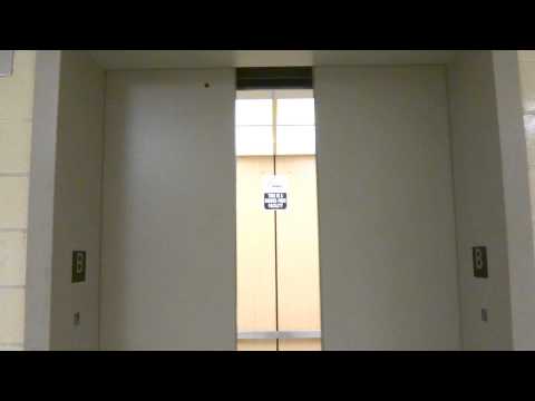 Awesomely Fast! Dover Traction Elevators at Calhoun Hall, UT Austin, TX.