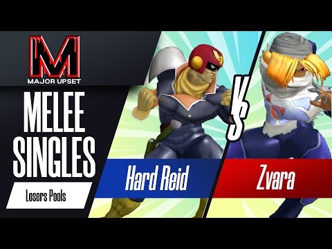 Hard Reid (Captain Falcon) vs Zvara (Sheik) - Melee Singles Losers Pools - MAJOR UPSET