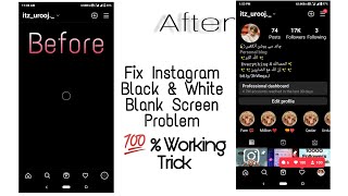 [100%✓ WorkingTrick] How to Fix Instagram Blank Screen Problem WhiteScreen Problem Solved #instagram