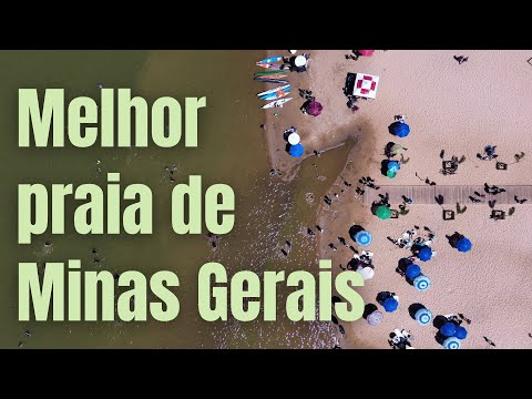 Melhor praia do Velho Chico - Praia de Januária/MG (Filmado com DJI Mini 3 e DJI Flip)