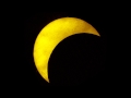 Partial solar eclipse with a transit of the ISS - March.