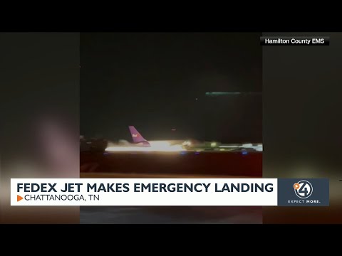 FedEx plane makes emergency landing at Chattanooga airport