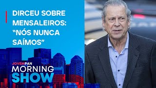 José Dirceu promete retorno à política