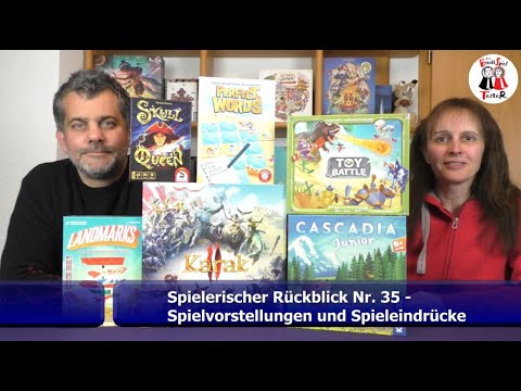 Spielerischer Rückblick Nr. 35 - Spielvorstellungen und Spieleindrücke - Die Brettspieltester
