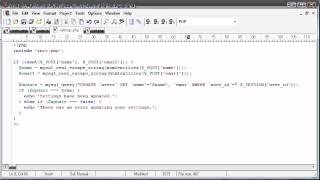 jQuery Tutorial - 114 - Updating database table values