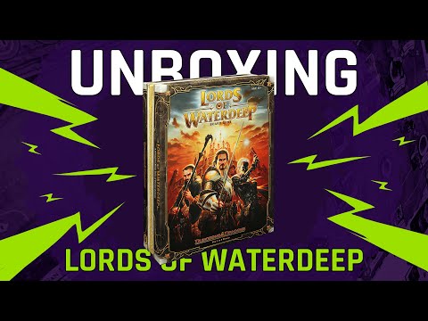 UNBOXING: Lords of Waterdeep. Un juegazo de DUNGEONS & DRAGONS