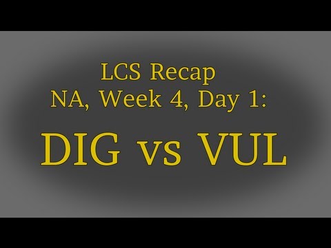 LCS Recap: DIG vs VUL, Week 4 (NA Summer Split 2013)