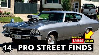 14 Wild STREET DRAG & PRO STREET Cars for Sale! Built for Pure Speed!