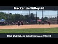 USA College Select Showcase Defensive Clips from Left Field and First Base 
