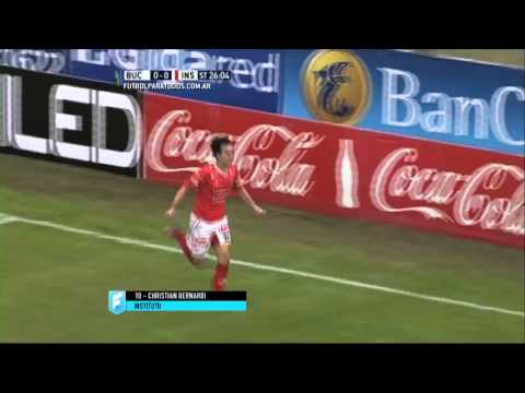 Gol de Bernardi. Boca Unidos 0 - Instituto 1. Fecha 23. B Nacional 2015. FPT