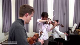 Piano Vibrato: Christian Tetzlaff Workshop Coaching