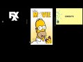The Simpsons Movie FXX Credits
