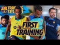 KOUNDE MEETS XAVI & TRAINS WITH HIS TEAMMATES FOR THE 1ST TIME ?❤️
