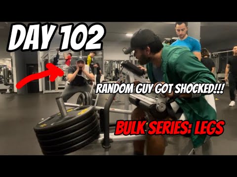 DAY 102 : DON'T SKIP LEG DAY! | BODYBUILDER BULK SERIES | LEGS (HAMSTRING FOCUS)