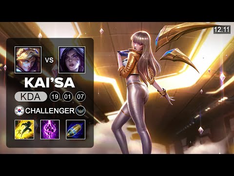 Kai'Sa vs Ezreal ADC - KR Challenger - Patch 12.11 Season 12