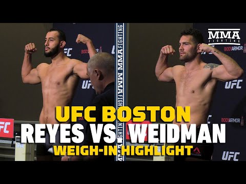 UFC on ESPN 6: Dominick Reyes, Chris Weidman Make Weight - MMA Fighting