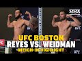 UFC on ESPN 6: Dominick Reyes, Chris Weidman Make Weight - MMA Fighting