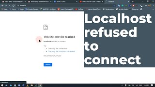 Localhost refused to Connect | This Site Can&#39;t be reached | Wamp Server