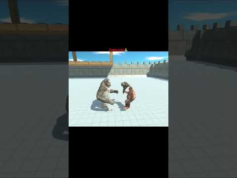 OLD GORO VS OGRE LORD #shorts #animalrevoltbattlesimulator #arbs