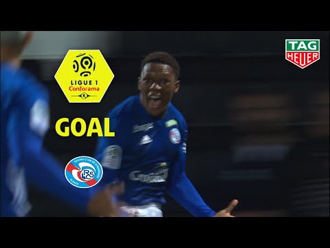 Goal Lebo MOTHIBA (2') / Angers SCO - RC Strasbourg Alsace (2-2) (SCO-RCSA) / 2018-19