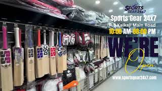 SportsGear24x7 Now Open in Kalkaji, Delhi | Premium Cricket Store in South Delhi!