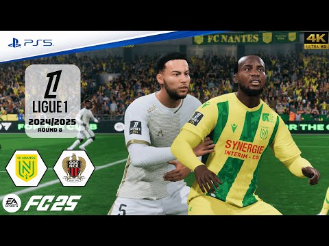 FC 25 - FC Nantes vs. OGC Nice | Ligue 1 24/25 | Full Match | PS5™[4K]