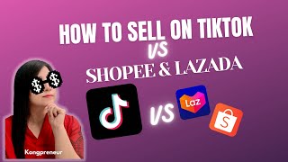 Selling on Tiktok is Easier or Harder than Lazada & Shopee ?