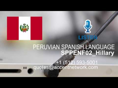 Peruvian Spanish Voice Over Talent - SPPRF04 Issa