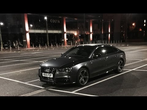 Audi A5 Sportback Black Edition - POV Night Test Drive