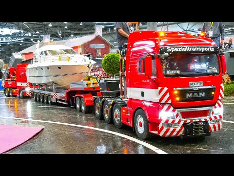 GREAT RC TRUCKS, RC TRACTORS, RC MACHINES!! HOBBYMESSE LEIPZIG 2025 MODEL FAIR LEIPZIG GERMANY 2025