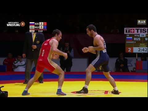 GR FINAL 84kg: Alan Khugaev (RUS) 2-0 Elvin Mursaliyev (AZE)