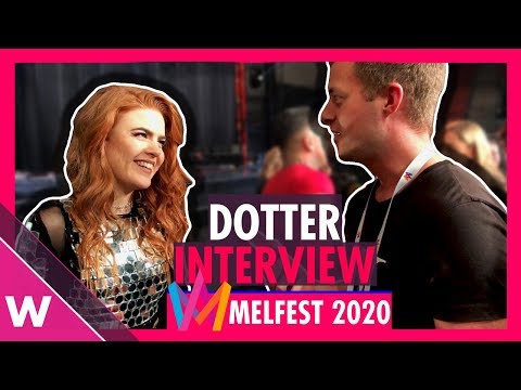 Dotter “Bulletproof” Melodifestivalen 2020 SF2  (Interview)